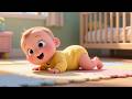 Tummy Time Is Fun 🤸👶 Fun Baby Development Song | Nursery Rhymes & Early Growth Play 🎶✨