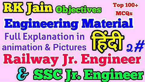 R.K. Jain || Engineering Materials || Material Science || Part 2