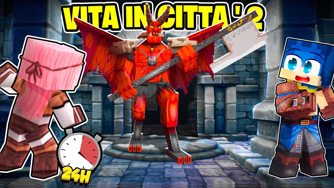 HO SOLO 24H PER COMPLETARE QUESTO DUNGEON! - VITA IN CITTÀ 2 MINECRAFT S2 Ep.44