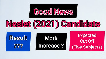 #nesletexpectedcutoff2021 #nesletresult2021 Neslet (2021) Result/Expected Cut Off/Mark Increase ???