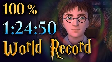 Harry Potter and the Prisoner of Azkaban PC 100% Speedrun World Record - 1:24:50