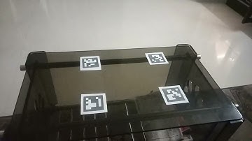 Aruco Markers kept on a table | Augmented Reality | OpenCV | Image Processing Project