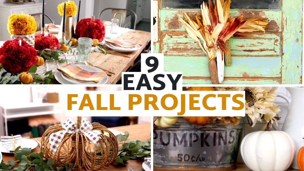 Stay Cozy With These 9 Easy Fall DIYs 🍁 - YouTube