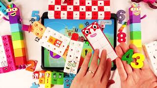 Numberblocks 1 to 500 Cubes Set Count Simply Math - Learn Count To Big Numbers Rainbow Colors