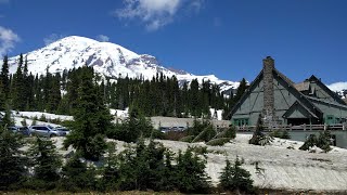 Mount Rainier Timelapse - Paradise and Reflection Lakes - July 2022