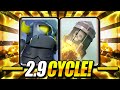 THIS ISN’T FAIR!! MINI PEKKA + ROCKET 2.9 CYCLE CAN’T BE COUNTERED!! - Clash Royale