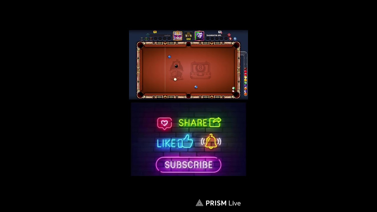 I AM BACK 8 BAL POOL TRICK SHORT😨😱