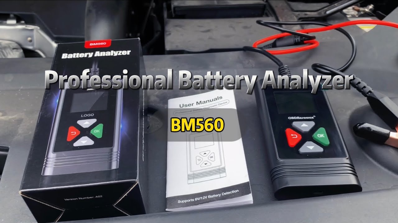 OBDResource Battery Tester BM560 Demo Video YouTube