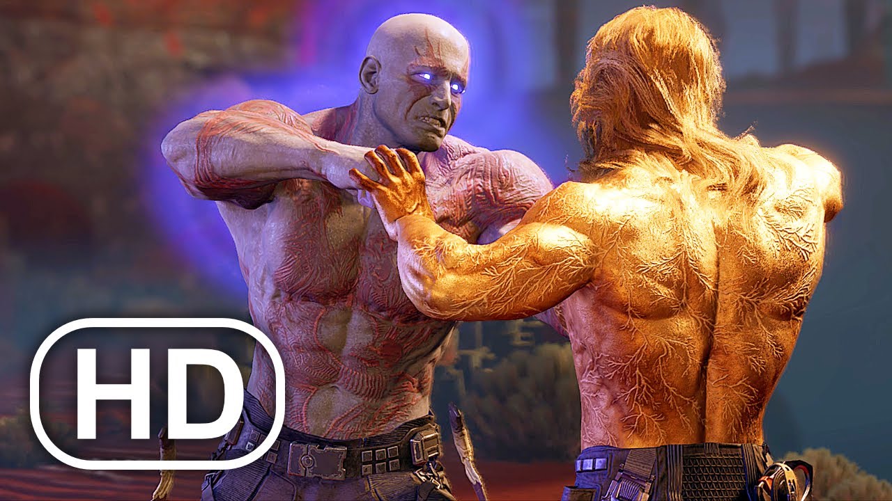 Adam Warlock Vs Guardians Of The Galaxy Fight Scene 4K ULTRA HD