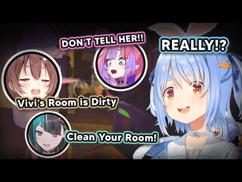 Pekora Was Shocked When She Heard About Vivi's Cleanliness【Hololive】