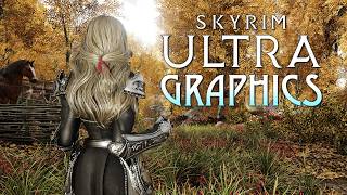 SKYRIM Next-Gen PBR Material Overhaul Architecture Gameplay Showcase
