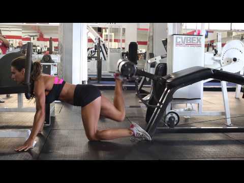 Kick Backs Using Hamstring Curl Machine