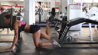 Kick Backs Using Hamstring Curl Machine