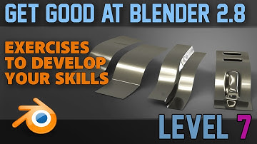 Beginner Exercises | Part 7 | Hard Surface Modelling 3 | Blender 2.8