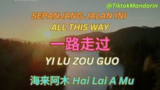 Lagu Mandarin POPULER Yi Lu Zou Guo 一路走过 Sepanjang Jalan ini 海来阿木 Hai Lai A Mu - 动态歌词 / 流行歌曲