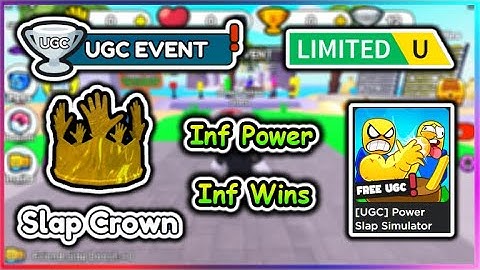 [👑UGC LIMITED] Roblox Power Slap Simulator Script - Inf Power / Wins