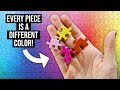 Doing the 1000 Colors Gradient Jigsaw Puzzle (every piece is a different color!)