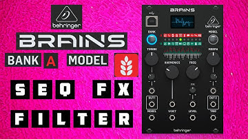 Behringer Brains - A4 - Grains MODEL - feat Sequencer + FX + Filter