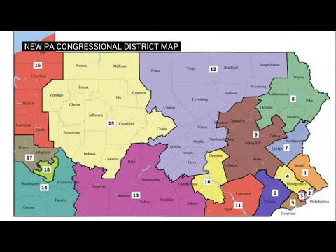 Pennsylvania high court issues new congressional district map