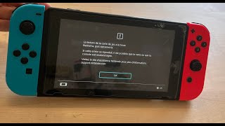 Lecture carte de jeu à échoué - Nintendo Switch| CA #38 screenshot 1