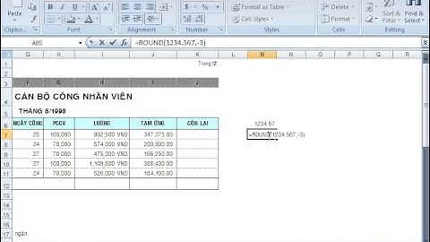 Tự học và thực hành excel 2007 - phần 1