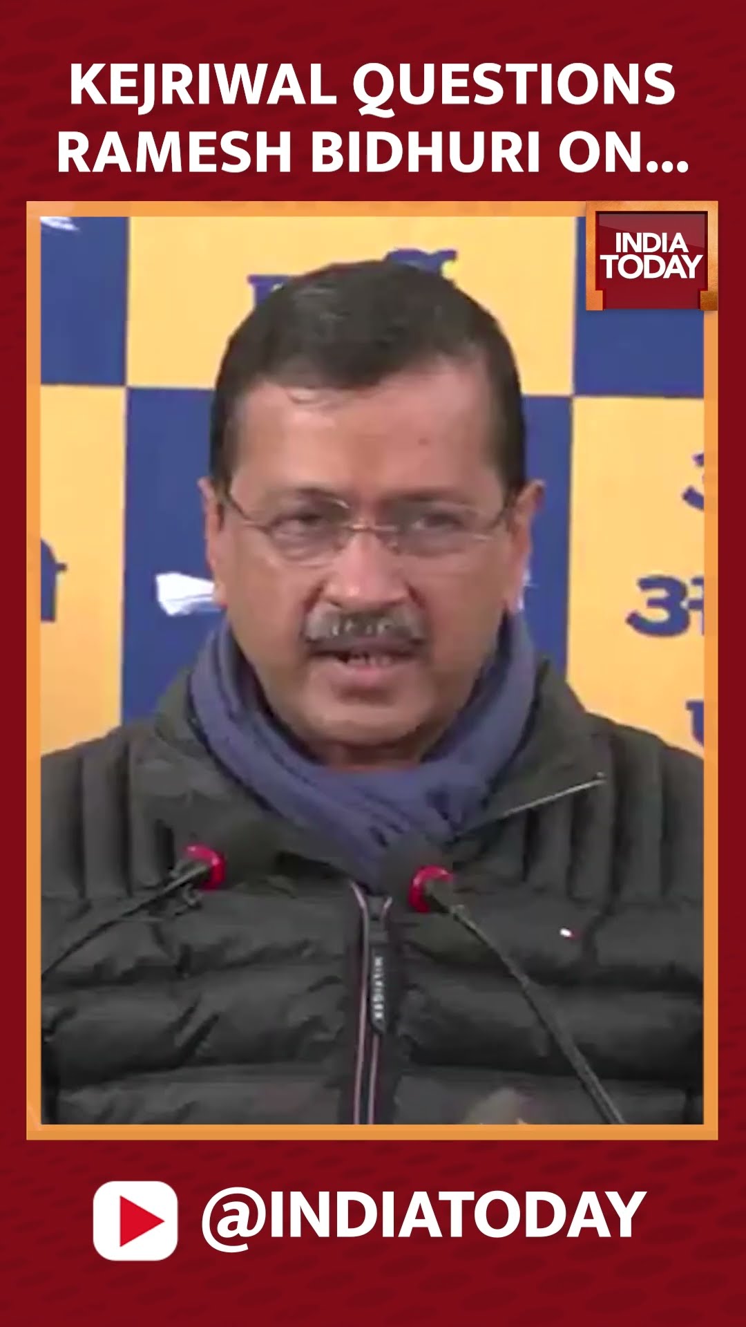 AAP Leader Arvind Kejriwal Questions BJP's Ramesh Bidhuri On His Achievements In 10 Years As MP