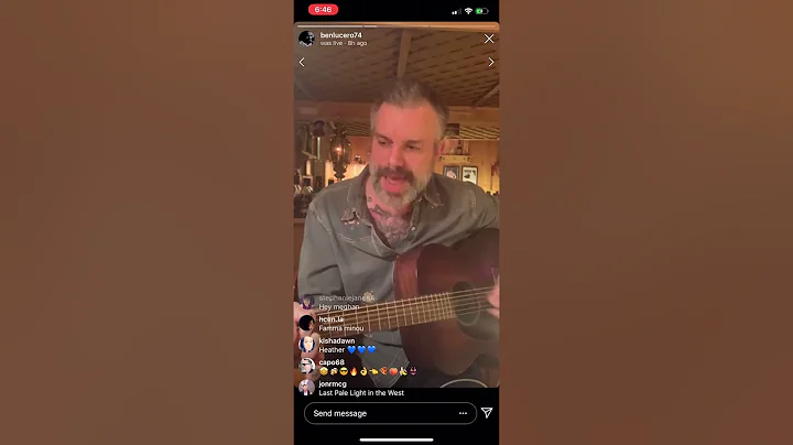 Ben Nichols Live stream on Instagram April 17, 202...
