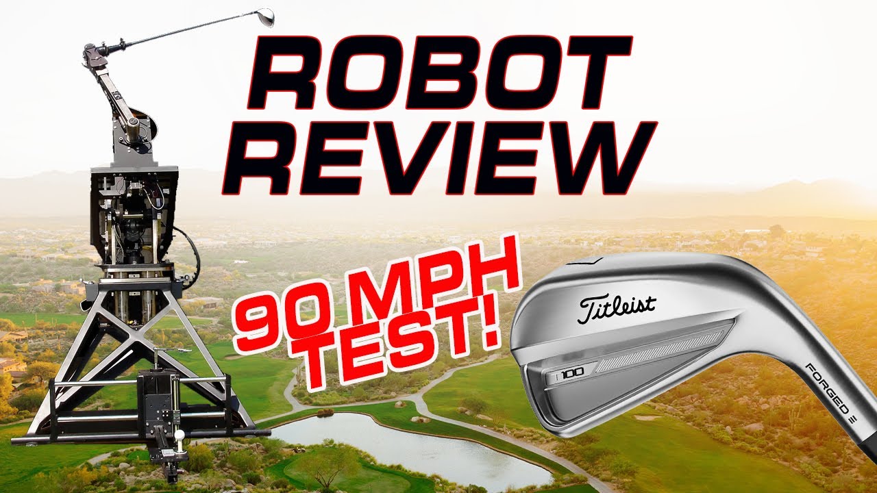 Titleist T-100 2023 90mph Robot Review - YouTube