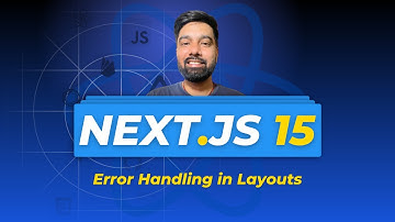 Nextjs 15 Tutorial Hindi 27 Error Handling in Layouts