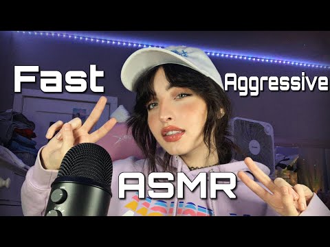 Download ASMR | Fast & Aggressive Triggers ( Hand Sounds, Fabric Sounds, & Mouth Sounds + )