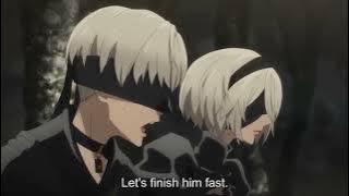 2B & 9S vs Adam & Eve - NieR Automata anime