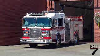 Langley City Fire Rescue - Engine 11 Responding