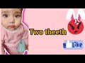 Two teeth 😬 ||cutebaby || love ||cute baby 👶 || 