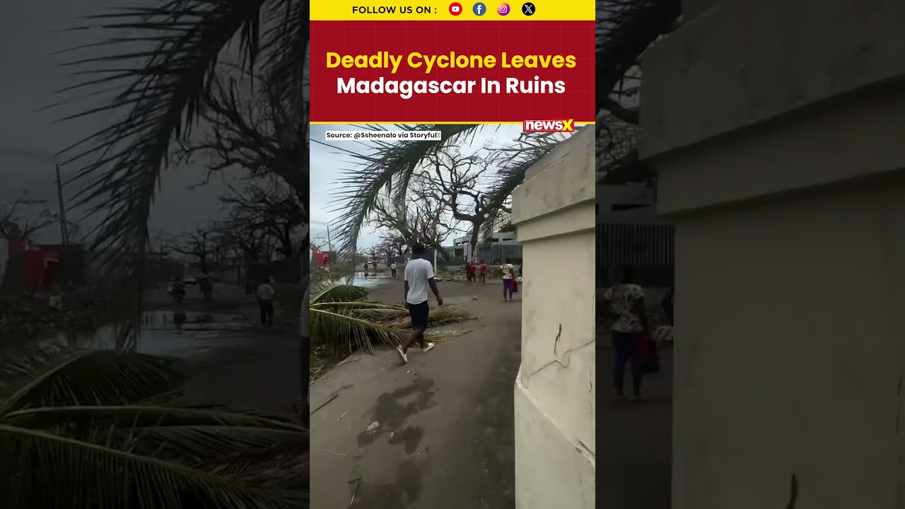 Shocking Footage Shows Cyclone Gezani’s Destruction in Toamasina #viral #watch