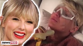 Taylor Swift SOBS Over A Banana \& Explains 'Drunk Taylor' Memes!