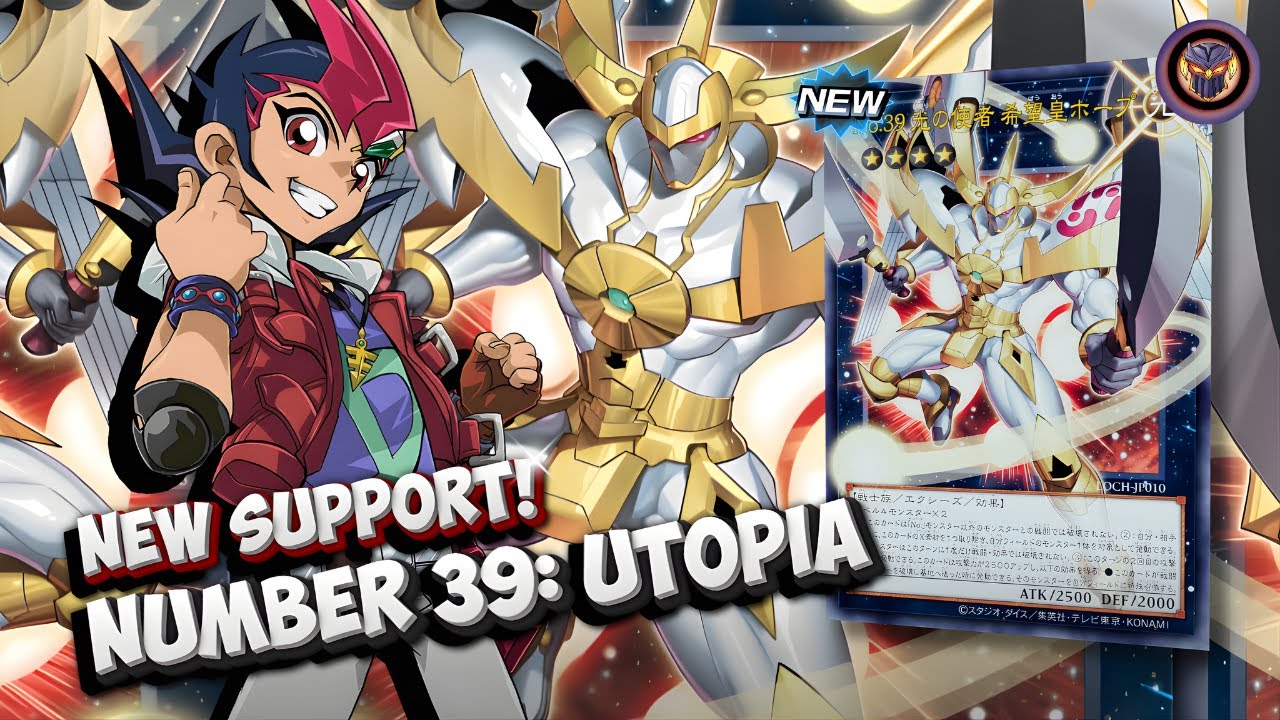 NEW UTOPIA SUPPORT! Limit Over Collection - NUMBER 39: UTOPIA THE ENVOY OF  LIGHT | YUGIOH!