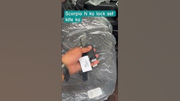 How much does the lock set of Scorpio N cost? 🤔