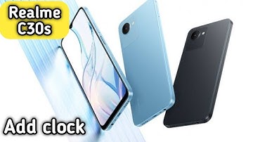 Realme C30s, Time,Date,Weather,Widget,Home Screen,Time Not Showing