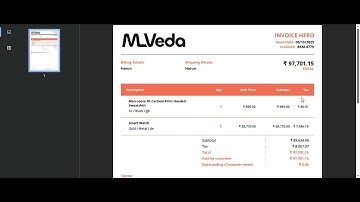 How to view/create an invoice in Invoice Hero PDF by MLVeda | Shopify Invoice Hero PDF Tutorial