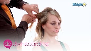 How to Create a Wedding Updo for Long Hair | MORE Resimi