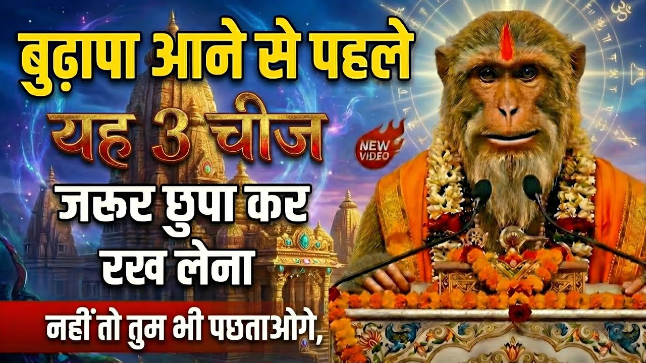 बुढ़ापा आने से पहले ये 3 चीजें छुपा लो, वरना बहुत पछताओगे! 😱🙏 | Satya Prem Vani 