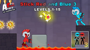 Stick Red and Blue 3 - Levels 1-15 (Android Gameplay)