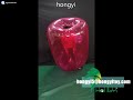 Hongyi x inflatable pink clear tube double layer