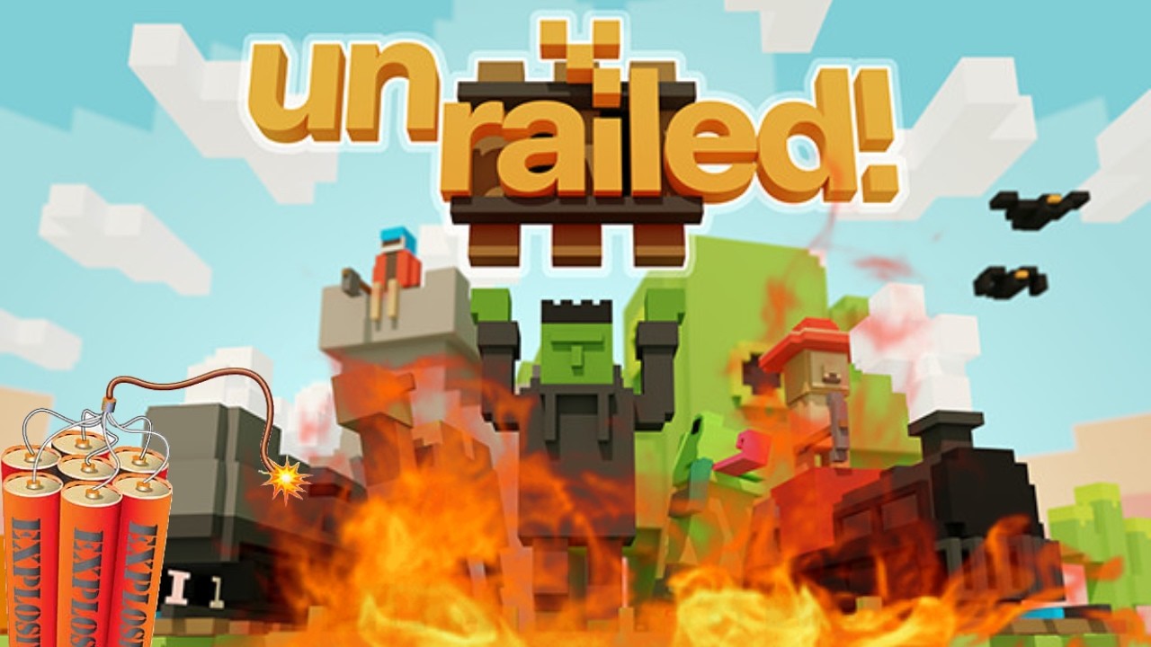 TENTANDO JOGA UNRAILLED (COM UM MANO DE Q-1)😑