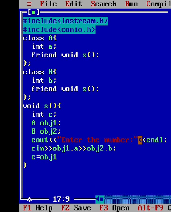 C++ friend function || programming in turbo c++ #viral #shorts - YouTube