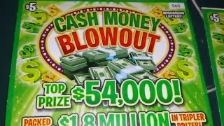 CASH MONEY BLOWOUT SCRATCH-OFF | WI. LOTTO WINNER!!!