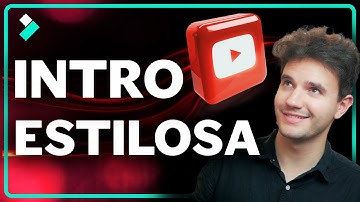 Como criar DO ZERO uma INTRO ESTILOSA para seus VÍDEOS! | Wondershare Filmora