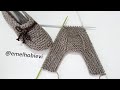 SADECE 39 İLMEKLE İki Şiş Dikişsiz Patik Örüyoruz / Easy Knitting Slippers