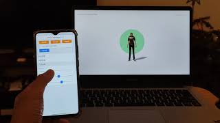 3D simulation of human character - motion control via websocket