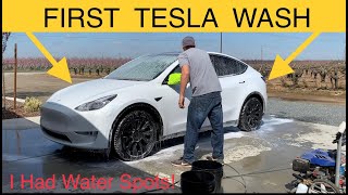 2021 Tesla Model Y - First Car Wash